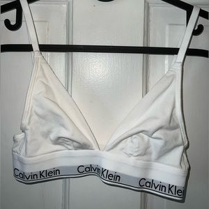 NWOT Calvin Klein white bralette